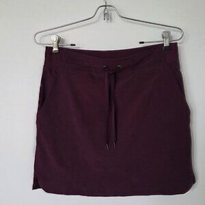 Athleta Stash Pocket Skort Golf Tennis Pickleball Plum W Sz4-RESORT SALE